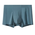 thumbnail image 1 of Men Modal Boxer Underwear Mid-rise Elastic Waistband Breathable Mesh Shorts Briefs Panties Daily Wear, 1 of 8
