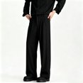 thumbnail image 1 of Men Modern Fit Stretch Dress Slacks Flat Front Business Office Pants S-XL, 1 of 9