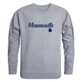 thumbnail image 1 of Men Monmouth University Script Crew Fleece, Heather Grey - Large, 1 of 1