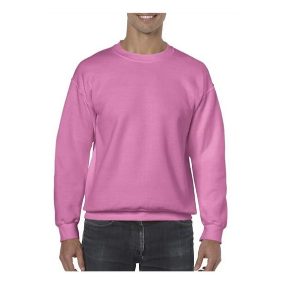 Men Multi Colors Crewneck Sweatshirt Men Crewneck Color Azalea 4X-Large Size