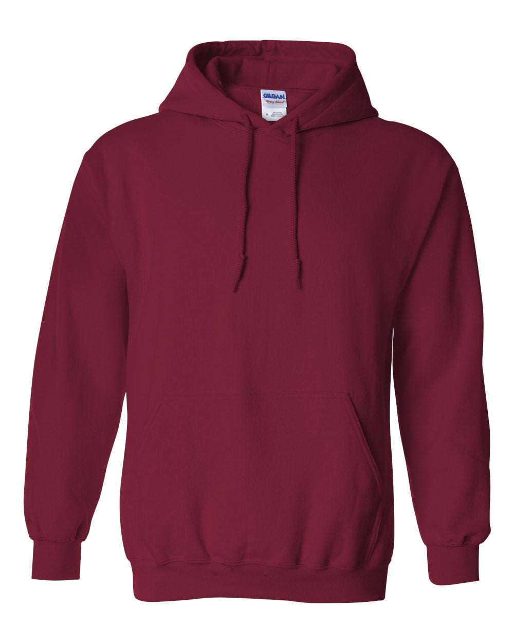 Men's Fleece Hoodie with Logo and 4 Cube Sleeves M / Red