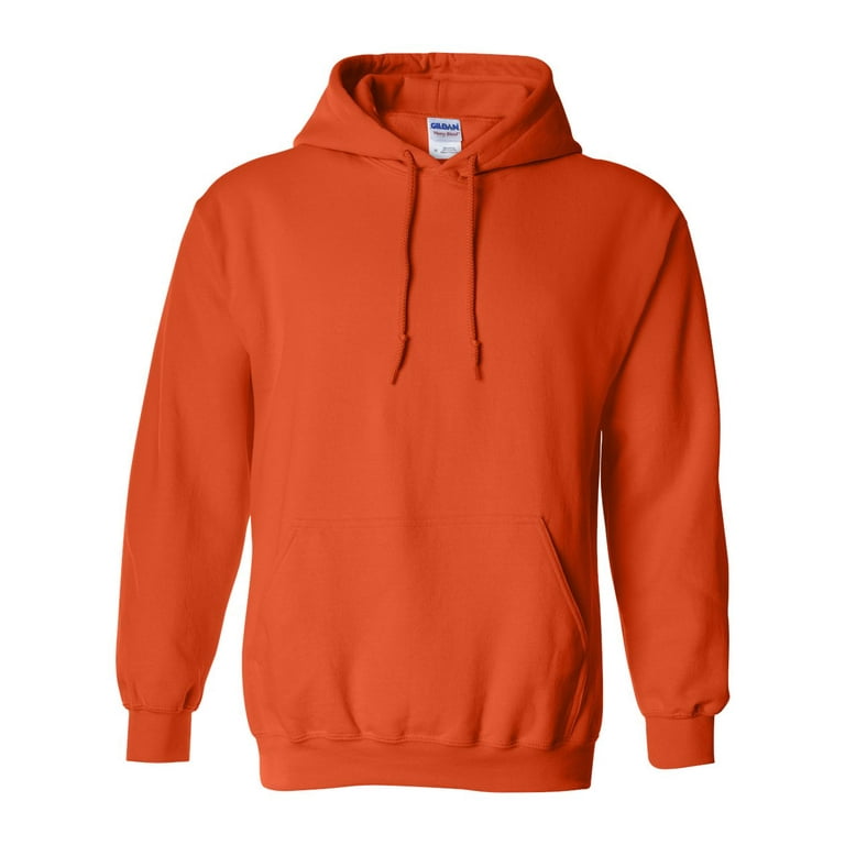 Men Multi Colors Hooded Sweatshirt Men Hoodies Color Orange 5X Large Size