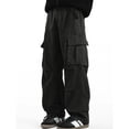 thumbnail image 1 of Men Multi Pocket Cargo Pants Relaxed Stretch Expandable Drawstring Waist S-XL, 1 of 8