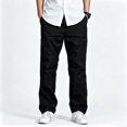 thumbnail image 1 of Men Multi Pocket Cargo Trousers Regular Light Stretch Ripstop Outdoor Travel Pants S-XL, 1 of 9