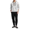 thumbnail image 1 of Men Multi Pocket Casual Zipper Pullover Hoodie Set, 1 of 3