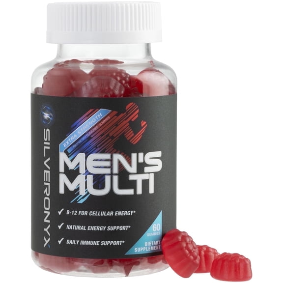 Multivitamin for Men, Complete Daily Mens Multivitamin Gummies with Vitamin D, B Vitamins, Zinc & More - Energy, Memory, Focus & Immune Health Support - 13 Essential Vitamins & Minerals - 60 Capsules