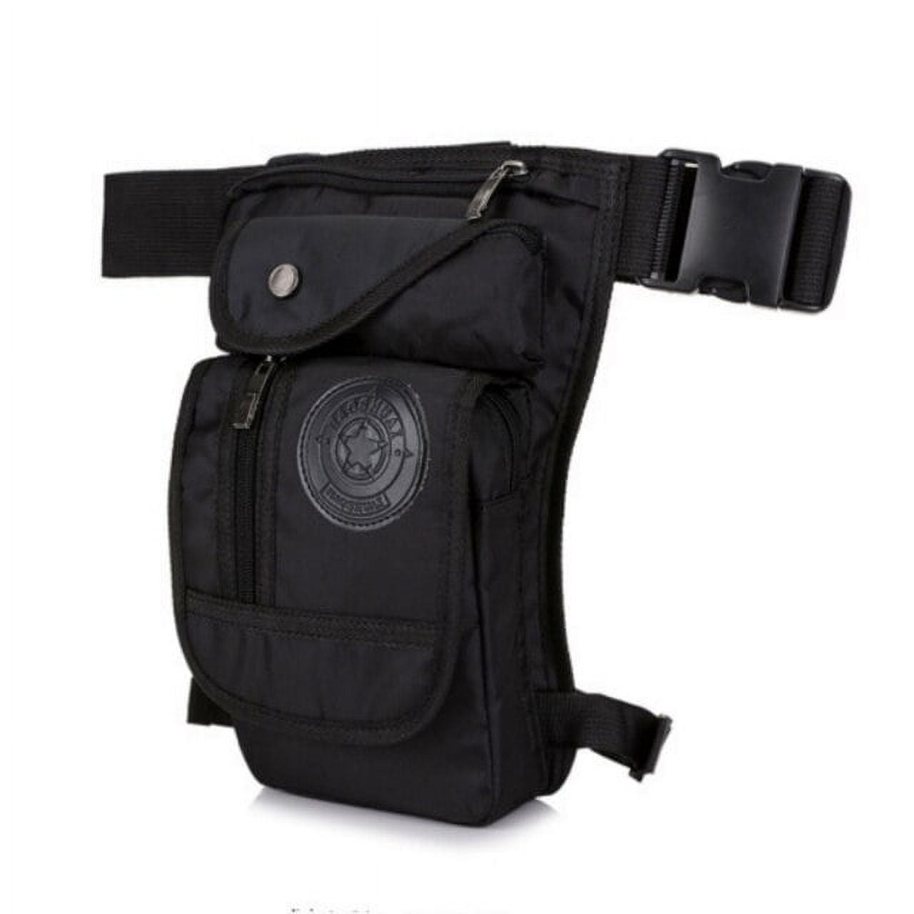 Hebetag Small Leather Sling Shoulder Bag Messenger Pack for Men Women  Outdoor Travel Business