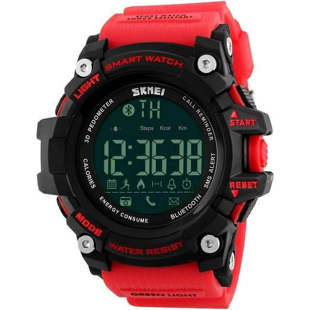 Men Multifunction Smart Watch Pedometer Calories Digital Military Sport