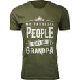 thumbnail image 1 of Men My Favorite People Call Me GRANDPA T-Shirt, 1 of 2