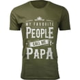 thumbnail image 1 of Men My Favorite People Call Me PAPA T-Shirt, 1 of 2