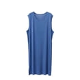 thumbnail image 1 of Men Nightshirts for Sleeping Sleeveless Soft Loose Lightweight Sleepwear Comfy Sleep Shirt Nightwear, 1 of 7