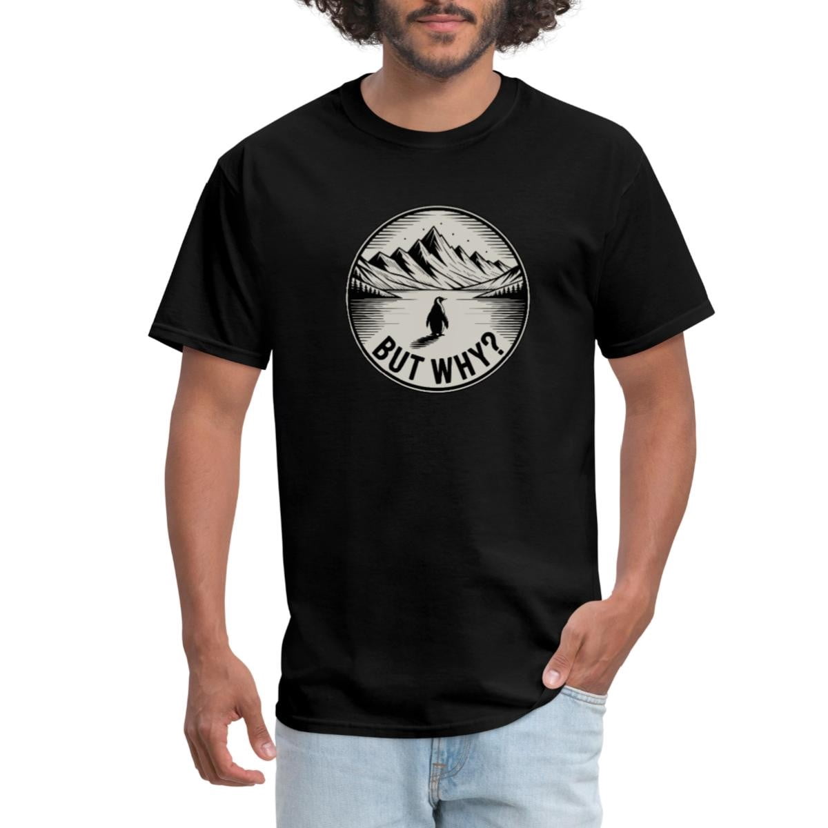 Men Nihilist Penguin Viral T-Shirt - Walmart.com