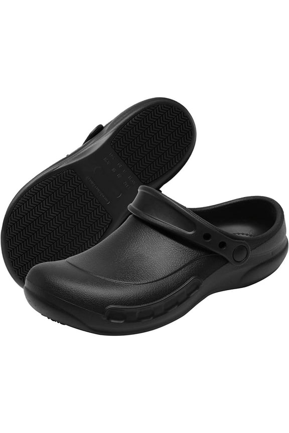 Men Non Slip Chef Shoes, Waterproof Nursing Work Clog Shoe for Food Service Restaurant Kitchen, Zapatos para Trabajar En Restaurante De Hombre