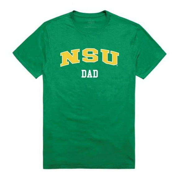 Men Norfolk State Spartans College Dad T-Shirt, Kelly Green - Extra Large