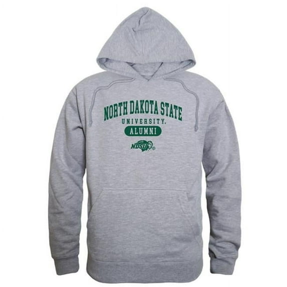 Men North Dakota State Bison Alumni Hoodie, Heather Grey - 2XL