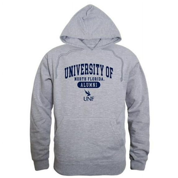 Men North Florida Ospreys Alumni Hoodie, Heather Grey - Medium