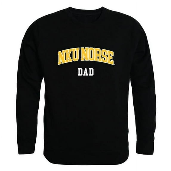 Men Northern Kentucky Norse Dad Crewneck Fleece, Black - Extra Large