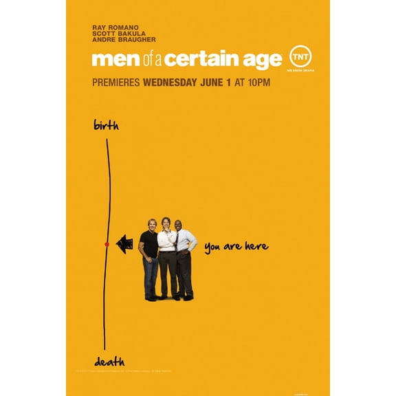 Men Of Acertain Age poster 12x16 Print on Metal Sign 12in x 16in Square Adults Best Posters