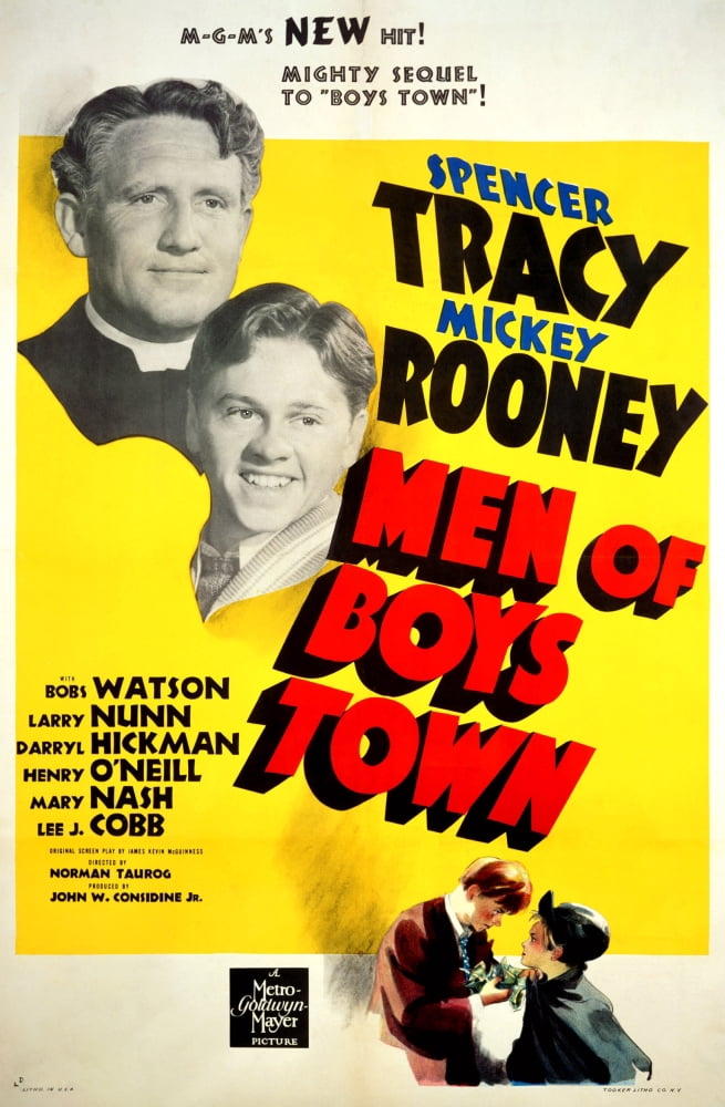 Men Of Boys Town Canvas Art - (11 x 17)