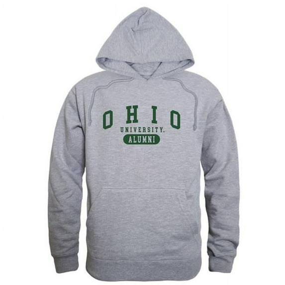 Men Ohio Bobcats Alumni Hoodie, Heather Grey - Large