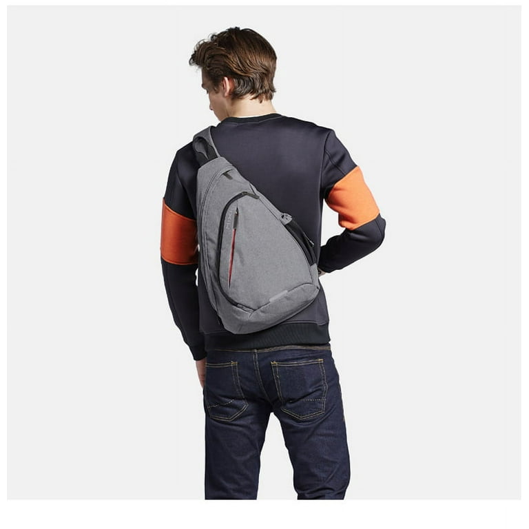 Men One Shoulder Backpack Women Sling Bag Crossbody USB Boys Cycling Sports  Travel Versatile Fashion Bag Student School