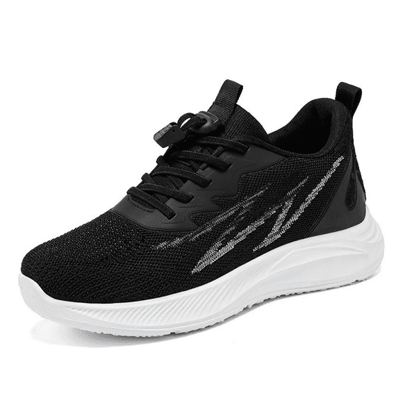 Men Orthopedic Shoes Lace-Up Sneakers,Extended Width Foot and Heel Comfortable Breathable Anti-Slip Low Top Walking Shoes