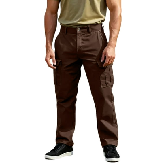 Men Outdoor Cargo Trousers New Autumn Tactical Men Pants Men Sportswear Loose Fit Wide Leg Casual Trousers Casual Cargo Trousers Work Pants