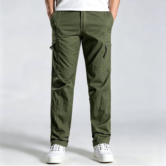 Men Outdoor Utility Cargo Pants Light Stretch Tough 6 Pocket All Terrain Daily Work Pants S-XL