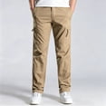 thumbnail image 1 of Men Outdoor Utility Cargo Pants Light Stretch Tough 6 Pocket All Terrain Daily Work Pants S-XL, 1 of 10
