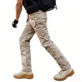 thumbnail image 1 of Men Outdoor Work Cargo Pants Stretch Sturdy Multi Pocket Regular Fit Long Trousers S-XXL, 1 of 9
