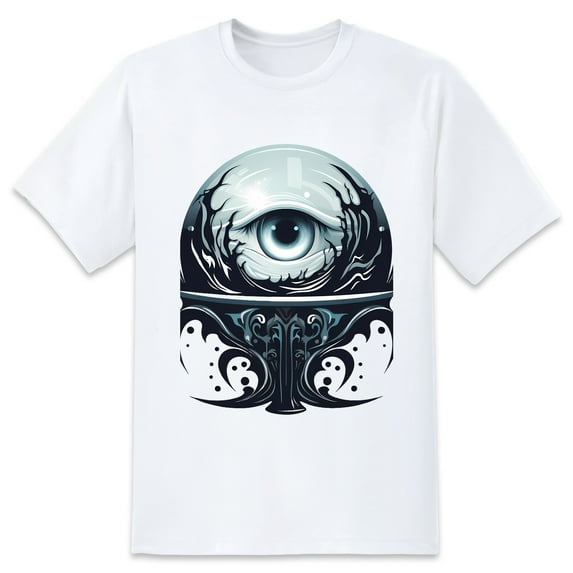 Men Oversize T-ShirtEyeball (5) Summer Casual Short Sleeve Crew Neck Loose Tee Tops XS-5XL