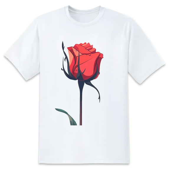 Men Oversize T-ShirtFlowers (6) Summer Casual Short Sleeve Crew Neck Loose Tee Tops XS-5XL