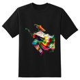 thumbnail image 1 of Men Oversize T-ShirtPainting (3) Summer Casual Short Sleeve Crew Neck Loose Tee Tops XS-5XL, 1 of 1