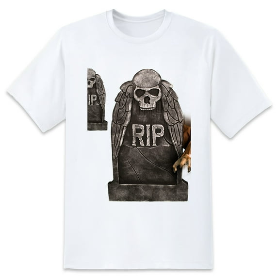 Men Oversize T-ShirtSkull (2) Summer Casual Short Sleeve Crew Neck Loose Tee Tops XS-5XL