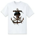 thumbnail image 1 of Men Oversize T-ShirtSkull (38) Summer Casual Short Sleeve Crew Neck Loose Tee Tops XS-5XL, 1 of 1