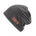 thumbnail image 1 of Men Oversized Slouch Beanie Large Skullcap Knit Hat, 1 of 3