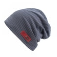 thumbnail image 1 of Men Oversized Slouch Beanie Large Skullcap Knit Hat, 1 of 3