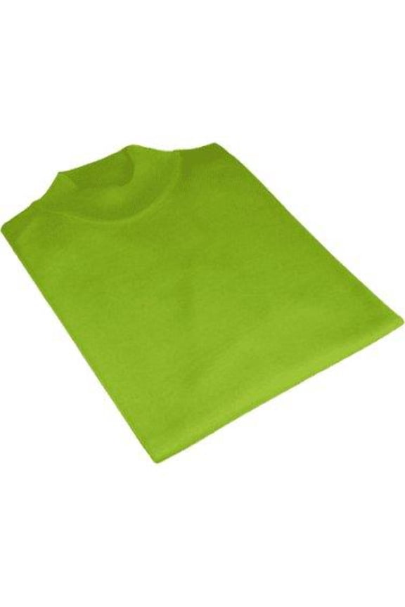 Men PRINCELY Soft Comfortable Merinos Wool Sweater Knits Mock 1011-00 Lime Green