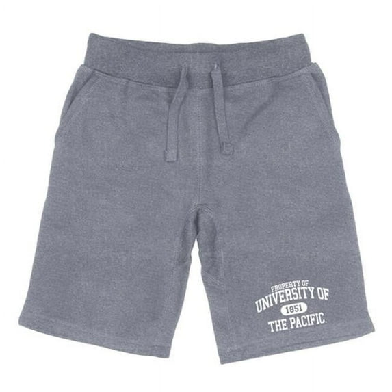 Men Pacific University Boxers Property Shorts, Heather Grey - Large