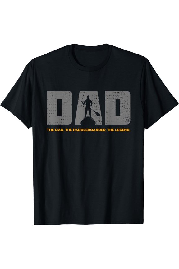Men Paddleboarder on SUP Paddle Board for Standup Paddling T-Shirt