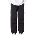 thumbnail image 1 of Men Pants Men Casual Cotton Relaxed Fit Pants Multi Pocket Cargo Casual Pants Joggers Trousers Mens Winter Warm Long Pants Loose Sweatpants with Pockets, 1 of 6