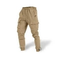 thumbnail image 1 of Men Pants Men's Fashion Drawstring Elastic Waist Multi-Pocket Casual Sweat Length Pants Cargo Pants for Men Cargo Pants Mens Cargo Pants Men's Cargo Pants Sweat Pants for Men, 1 of 6