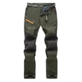 thumbnail image 1 of Men Pants, Mens Fleece Lined Hiking Pants Waterproof Outdoor Snow Ski Fishing Insulasted Softshell Winter Tactical Pant with Pocket, 1 of 3