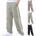 thumbnail image 1 of Men Pants Mens Straight Leg Cargo Slacks Mens Fashion Joggers Sweatpants Trousers Mens Long Pant Straight Casual Trousers Outdoor Trousers Workwear Pants Long Pants, 1 of 7