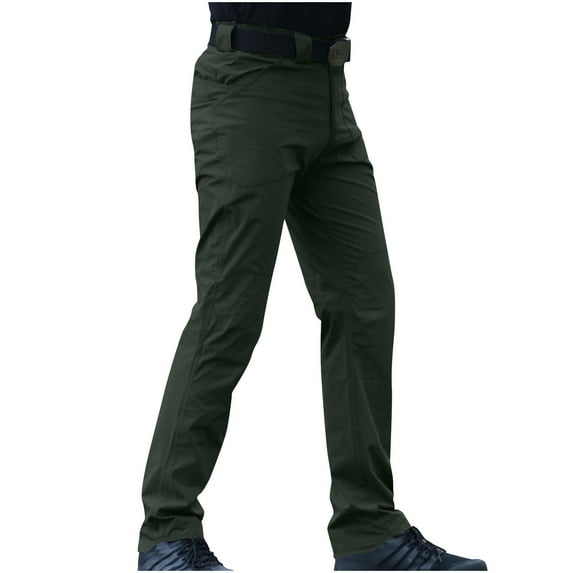 Men Pants Pants Pocket Water Ripstop Hiking Pants Lightweight Cargo Fishing Military Pants Pantalones Para Hombre Green M