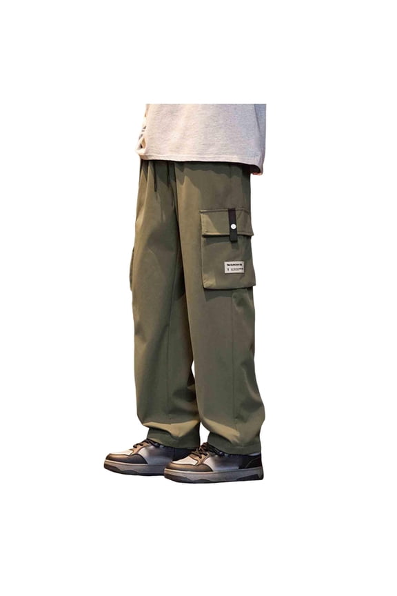 Men Pants Under 10 Man Loose Fit Fleece Lined Wool Pants for Man Work Cargo Pleated Thermal Fuzzy Winter Fall 2026 Fashion