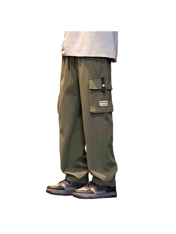 Men Pants Under 10 Man Loose Fit Fleece Lined Wool Pants for Man Work Cargo Pleated Thermal Fuzzy Winter Fall 2026 Fashion