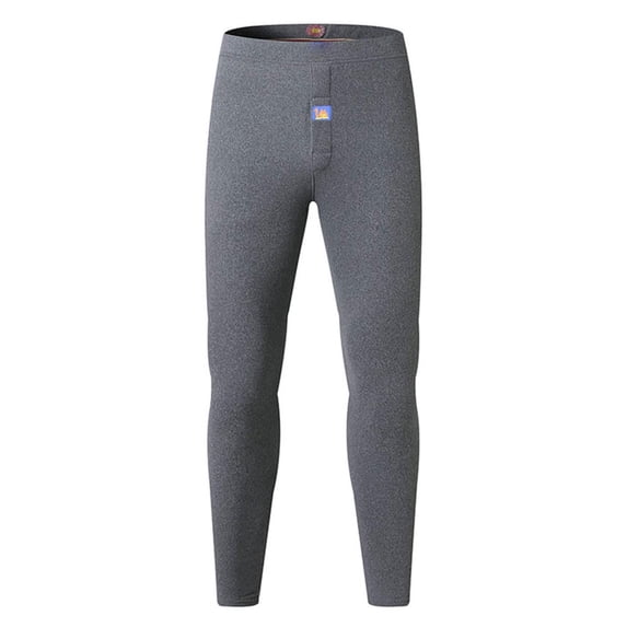 Men Pants Under 10 Men's Thermal Underwear Pants Sherpa Lined Warm Bottom Slim Long Johns Bottoms Elastic Waist Comfy Base Layer