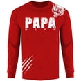 thumbnail image 1 of Men Papa Bear Scratch Long Sleeve Shirt, 1 of 2