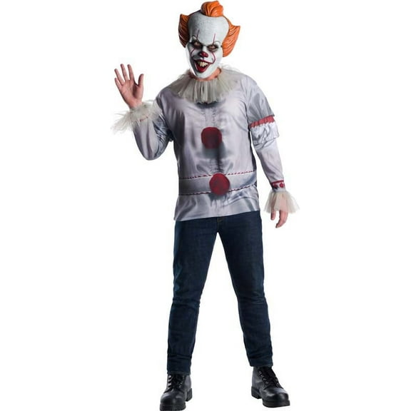 Men Pennywise Top Halloween Costume Small